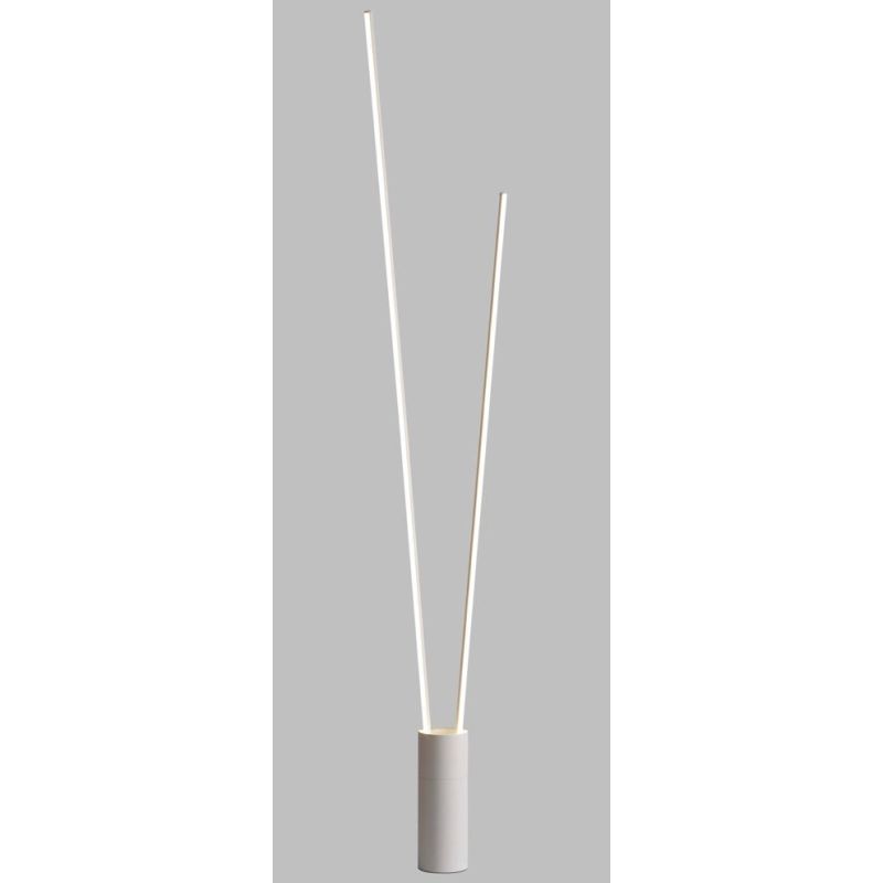 VERTICAL PIANTANA MODERNA ALTEZZA CM 180 IN ACCIAIO BIANCO O NERO LED 44W LUCE 3000K DIMMERABILE Mantra - Cristalensi Shop Onlin