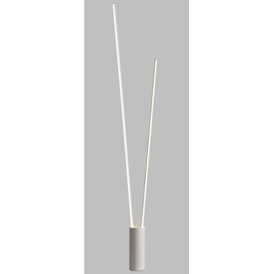 VERTICAL PIANTANA MODERNA ALTEZZA CM 180 IN ACCIAIO BIANCO O NERO LED 44W LUCE 3000K DIMMERABILE Mantra - Cristalensi Shop Onlin