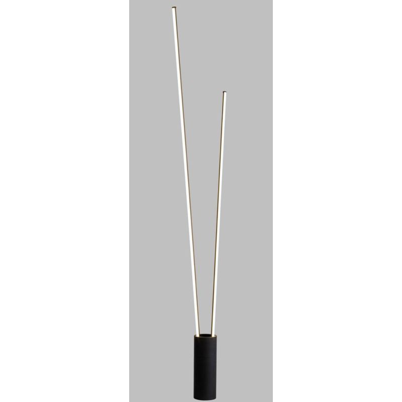 VERTICAL PIANTANA MODERNA ALTEZZA CM 180 IN ACCIAIO BIANCO O NERO LED 44W LUCE 3000K DIMMERABILE Mantra - Cristalensi Shop Onlin
