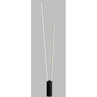 VERTICAL PIANTANA MODERNA ALTEZZA CM 180 IN ACCIAIO BIANCO O NERO LED 44W LUCE 3000K DIMMERABILE Mantra - Cristalensi Shop Onlin