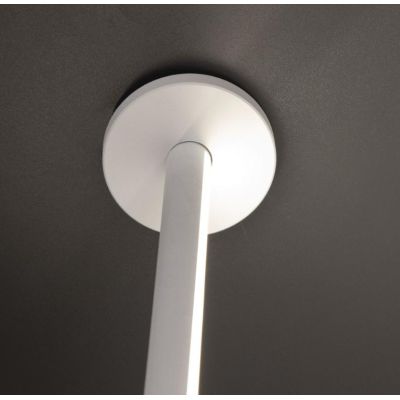 VERTICAL PIANTANA VERTICALE SOFFITTO-SOSPENSIONE CM 230-260 BIANCA O NERA LED 36W LUCE 3000K DIMMERABILE Mantra - Cristalensi Sh