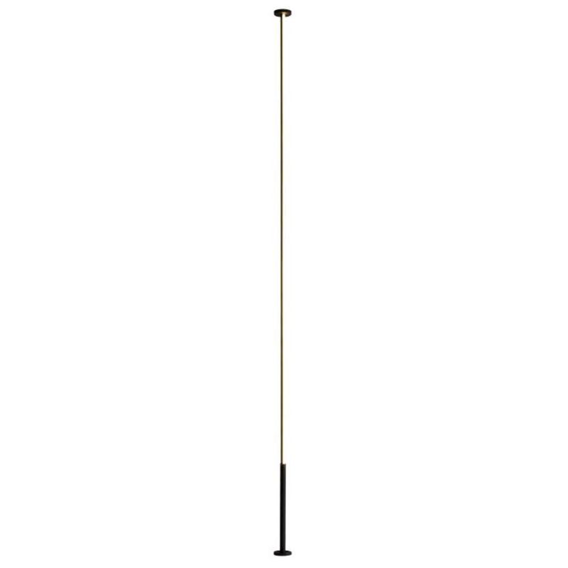 VERTICAL PIANTANA VERTICALE SOFFITTO-SOSPENSIONE CM 230-260 BIANCA O NERA LED 36W LUCE 3000K DIMMERABILE Mantra - Cristalensi Sh
