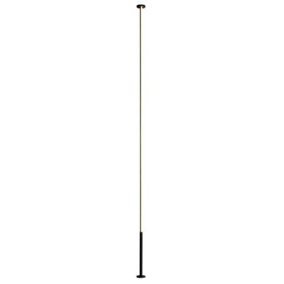 VERTICAL PIANTANA VERTICALE SOFFITTO-SOSPENSIONE CM 230-260 BIANCA O NERA LED 36W LUCE 3000K DIMMERABILE Mantra - Cristalensi Sh