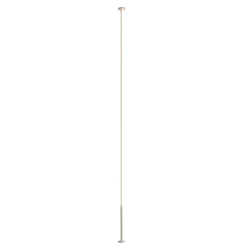 VERTICAL PIANTANA VERTICALE SOFFITTO-SOSPENSIONE CM 265-300 BIANCA O NERA LED 40W LUCE 3000K DIMMERABILE Mantra - Cristalensi Sh