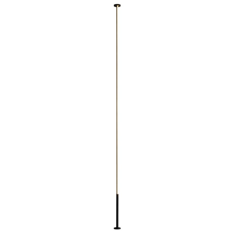VERTICAL PIANTANA VERTICALE SOFFITTO-SOSPENSIONE CM 265-300 BIANCA O NERA LED 40W LUCE 3000K DIMMERABILE Mantra - Cristalensi Sh