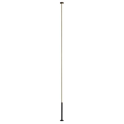 VERTICAL PIANTANA VERTICALE SOFFITTO-SOSPENSIONE CM 265-300 BIANCA O NERA LED 40W LUCE 3000K DIMMERABILE Mantra - Cristalensi Sh