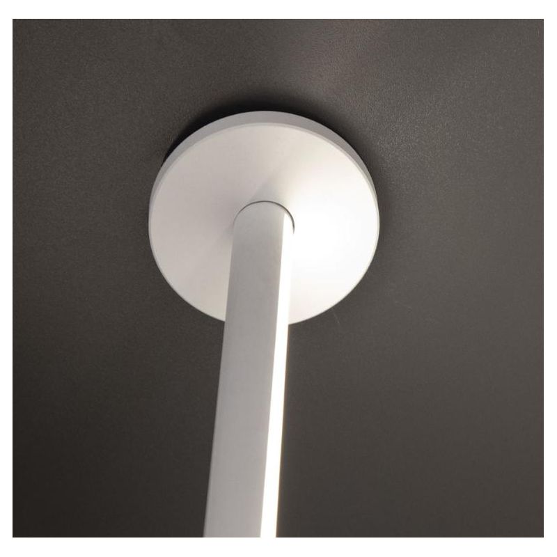 VERTICAL PIANTANA VERTICALE SOFFITTO-SOSPENSIONE CM 265-300 BIANCA O NERA LED 40W LUCE 3000K DIMMERABILE Mantra - Cristalensi Sh