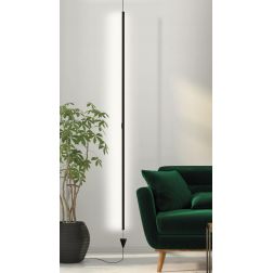 VERTICAL LAMPADA DA TERRA O SOSPENSIONE VERTICALE BIANCA O NERA LED 36W LUCE 3000K DIMMERABILE Mantra - Cristalensi Shop Online 2