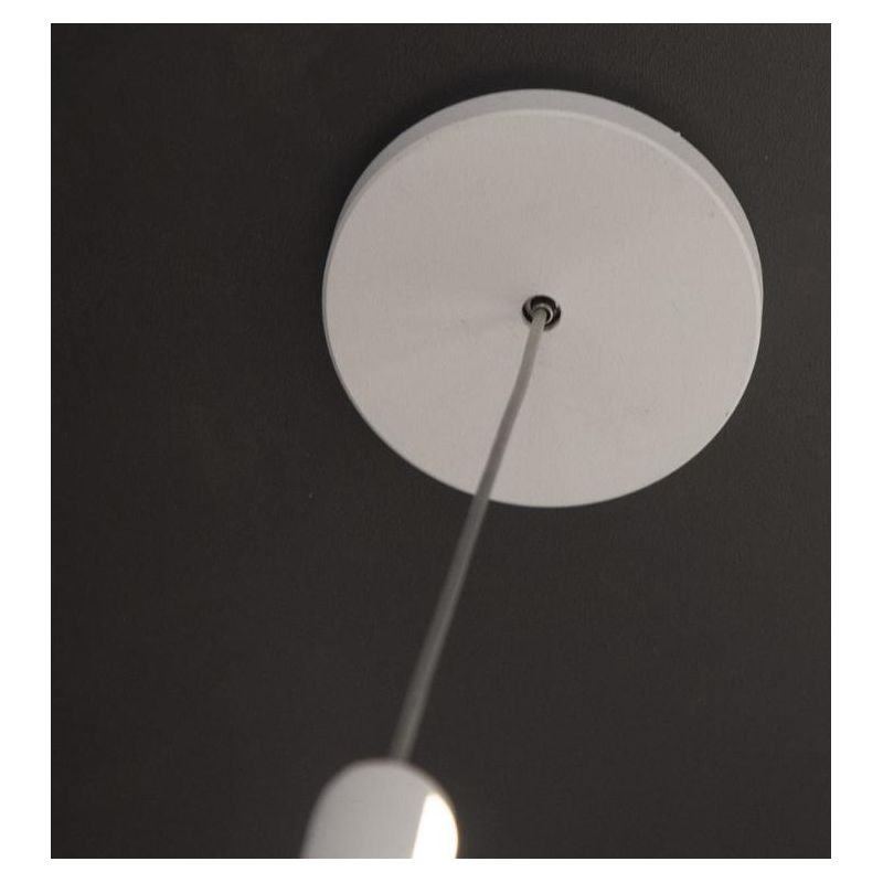 VERTICAL LAMPADA DA TERRA O SOSPENSIONE VERTICALE BIANCA O NERA LED 36W LUCE 3000K DIMMERABILE Mantra - Cristalensi Shop Online