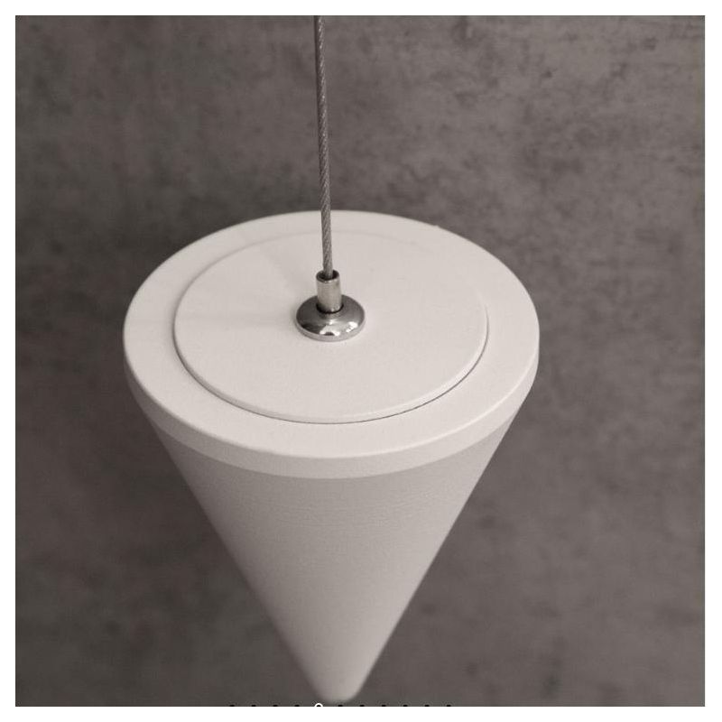 VERTICAL LAMPADA DA TERRA O SOSPENSIONE VERTICALE BIANCA O NERA LED 36W LUCE 3000K DIMMERABILE Mantra - Cristalensi Shop Online