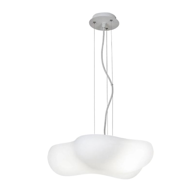 EOS SOSPENSIONE PER CAMERETTE DEI BIMBI A FORMA DI NUVOLA BIANCA LAMPADINA ATTACCO E27 MODERNA Mantra - Cristalensi Shop Online