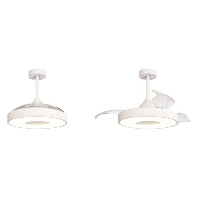 COIN VENTILATORE CON PALE A SCOMPARSA LED 60W DIMMERABILE 3 COLORI TELECOMANDO INCLUSO Mantra - Cristalensi Shop Online