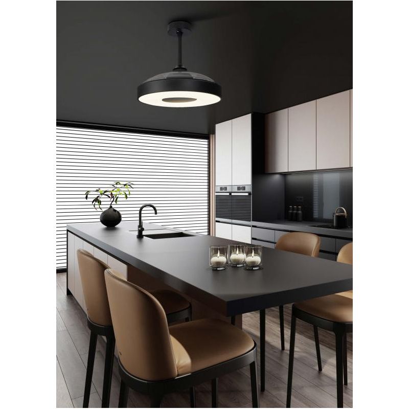 COIN MINI VENTILATORE CON PALE A SCOMPARSA LED 45W DIMMERABILE 3 COLORI TELECOMANDO INCLUSO Mantra - Cristalensi Shop Online