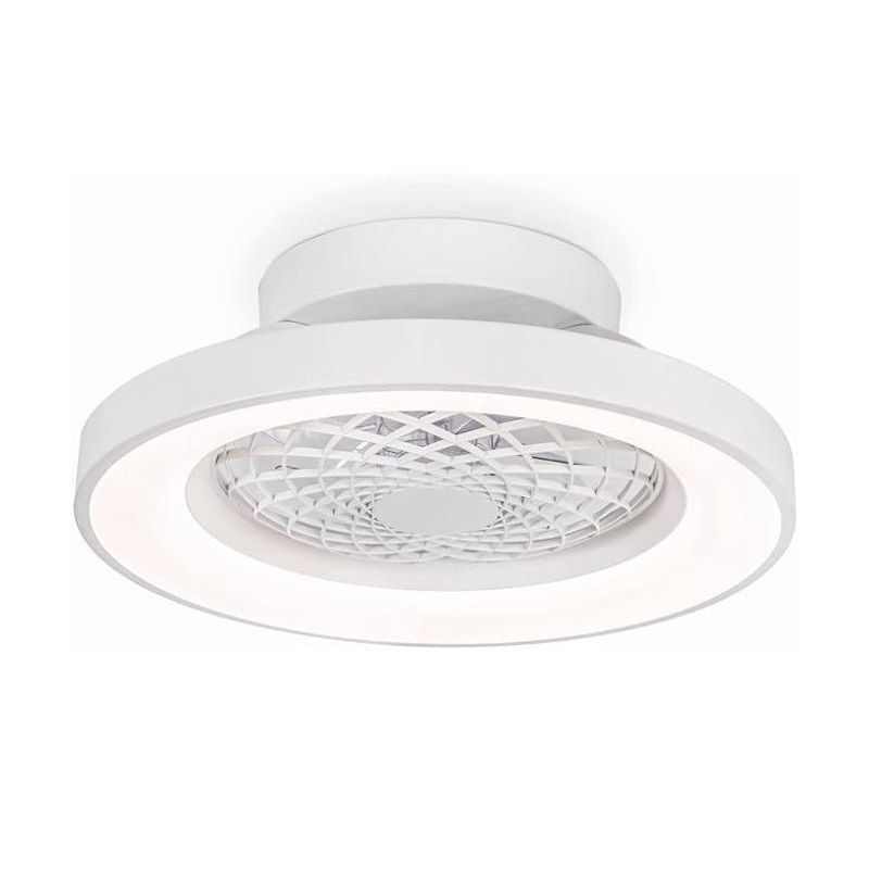 TIBET MINI VENTILATORE MODERNO IN METALLO LED 70W DIMMERABILE 3 FINITURE COLORE TELECOMANDO INCLUSO Mantra - Cristalensi Shop On