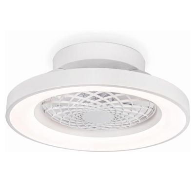 TIBET MINI VENTILATORE MODERNO IN METALLO LED 70W DIMMERABILE 3 FINITURE COLORE TELECOMANDO INCLUSO Mantra - Cristalensi Shop On