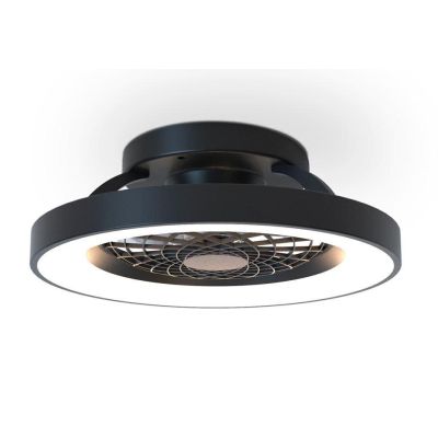 TIBET MINI VENTILATORE MODERNO IN METALLO LED 70W DIMMERABILE 3 FINITURE COLORE TELECOMANDO INCLUSO Mantra - Cristalensi Shop On