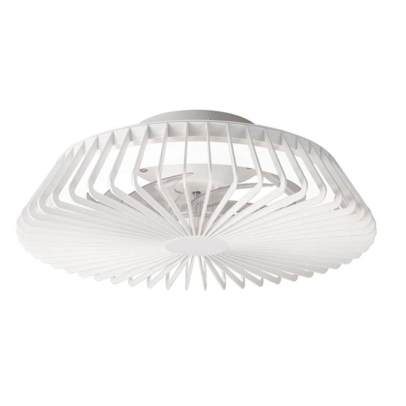 HIMALAYA VENTILATORE MODERNO IN METALLO LED 70W DIMMERABILE 4 FINITURE COLORE TELECOMANDO INCLUSO Mantra - Cristalensi Shop Onli