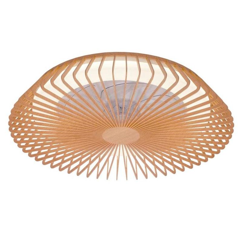 HIMALAYA VENTILATORE MODERNO IN METALLO LED 70W DIMMERABILE 4 FINITURE COLORE TELECOMANDO INCLUSO Mantra - Cristalensi Shop Onli