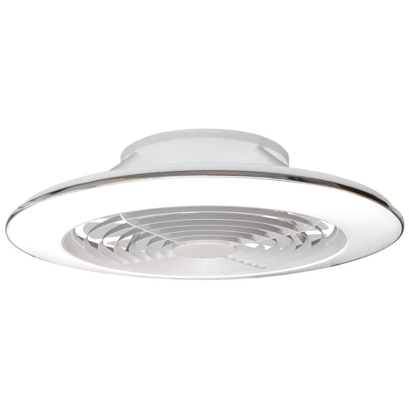 ALISIO XL VENTILATORE IN METALLO LED 95W DIMMERABILE 3 FINITURE COLORE TELECOMANDO INCLUSO MODERNO Mantra - Cristalensi Shop Onl