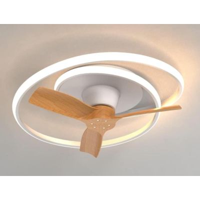 OCEAN VENTILATORE MODERNO LED 60W DIMMERABILE BIANCO O NERO CON TELECOMANDO INCLUSO Mantra - Cristalensi Shop Online