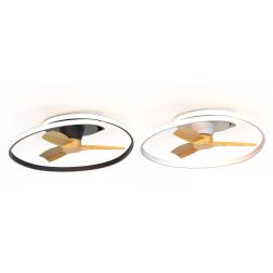 OCEAN VENTILATORE MODERNO LED 60W DIMMERABILE BIANCO O NERO CON TELECOMANDO INCLUSO Mantra - Cristalensi Shop Online