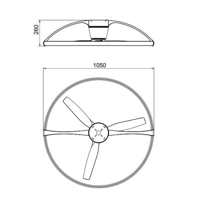 NEPAL VENTILATORE MODERNO 4 COLORI LED 75W DIMMERABILE DIAMETRO CM 105 CON TELECOMANDO INCLUSO Mantra - Cristalensi Shop Online