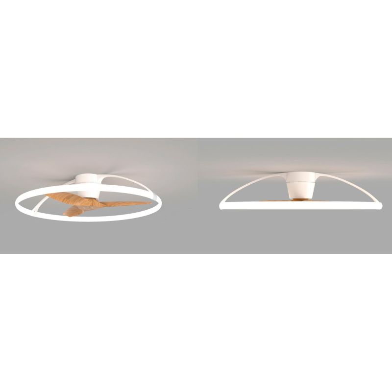 NEPAL VENTILATORE MODERNO 4 COLORI LED 75W DIMMERABILE DIAMETRO CM 105 CON TELECOMANDO INCLUSO Mantra - Cristalensi Shop Online