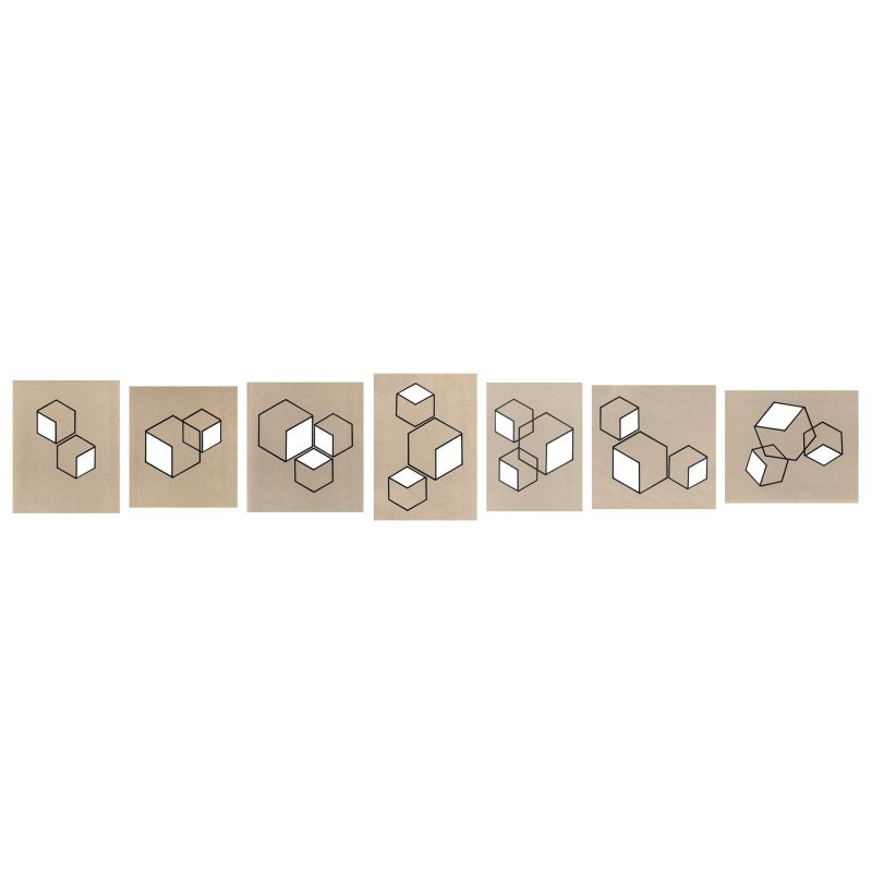 KUBICK APPLIQUE/PLAFONIERA A FORMA DI CUBO METALLO BIANCO O NERO LED INTEGRATO LUCE 3000K 3 MISURE Mantra - Cristalensi Shop Onl