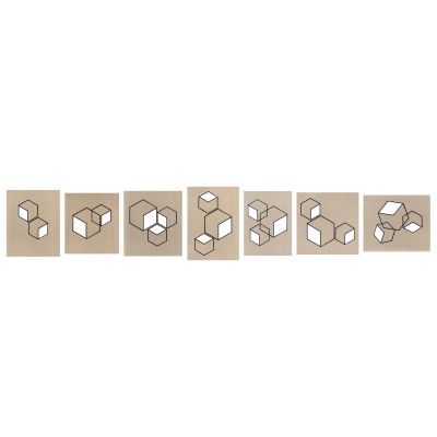 KUBICK APPLIQUE/PLAFONIERA A FORMA DI CUBO METALLO BIANCO O NERO LED INTEGRATO LUCE 3000K 3 MISURE Mantra - Cristalensi Shop Onl