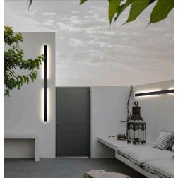 LOTUS APPLIQUE RETTANGOLARE DA ESTERNO IP54 ALLUMINIO 4 COLORI LED INTEGRATO 2 MISURE DESIGN MODERNO Mantra - Cristalensi Shop O