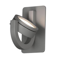 IGUAZU APPLIQUE DA ESTERNO ORIENTABILE ALLUMINIO ANTRACITE O BIANCO IP54 LAMPADINA ATTACCO GX53 Mantra - Cristalensi Shop Online 2