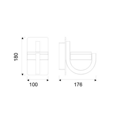 IGUAZU APPLIQUE DA ESTERNO ORIENTABILE ALLUMINIO ANTRACITE O BIANCO IP54 LAMPADINA ATTACCO GX53 Mantra - Cristalensi Shop Online