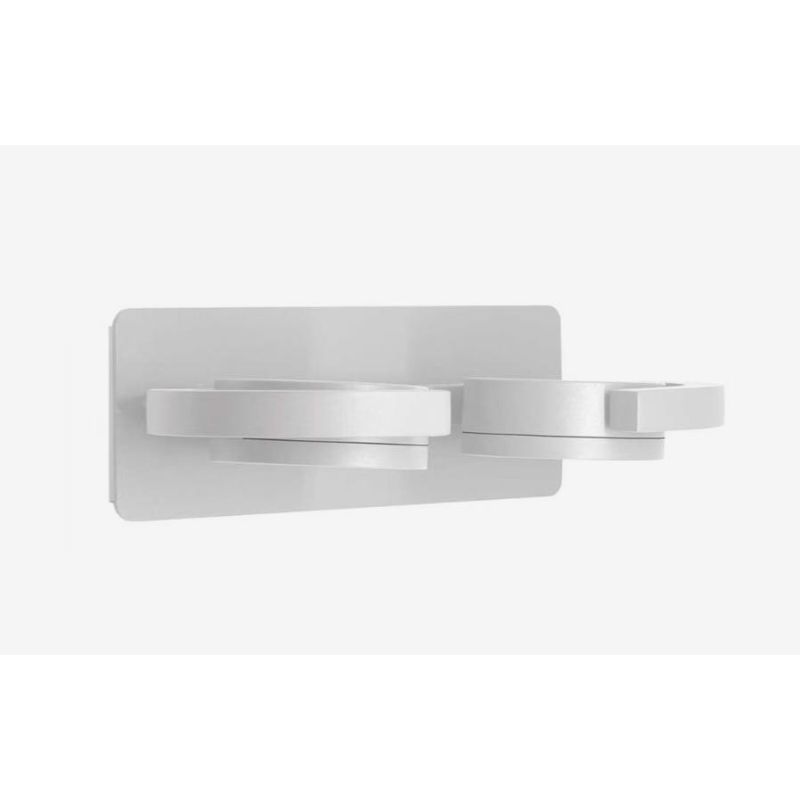 IGUAZU APPLIQUE 2 LUCI DA ESTERNO ORIENTABILE ALLUMINIO ANTRACITE O BIANCO IP54 LAMPADINE ATTACCO GX53 Mantra - Cristalensi Shop
