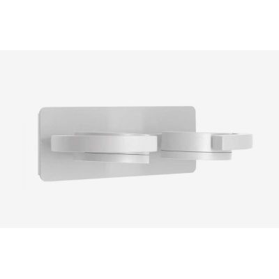 IGUAZU APPLIQUE 2 LUCI DA ESTERNO ORIENTABILE ALLUMINIO ANTRACITE O BIANCO IP54 LAMPADINE ATTACCO GX53 Mantra - Cristalensi Shop