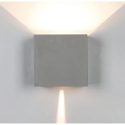 DAVOS XL APPLIQUE CUBO IN 4 COLORI IP65 LED 20W LUCE 3000K O 4000K FASCIO DI LUCE REGOLABILE Mantra - Cristalensi Shop Online