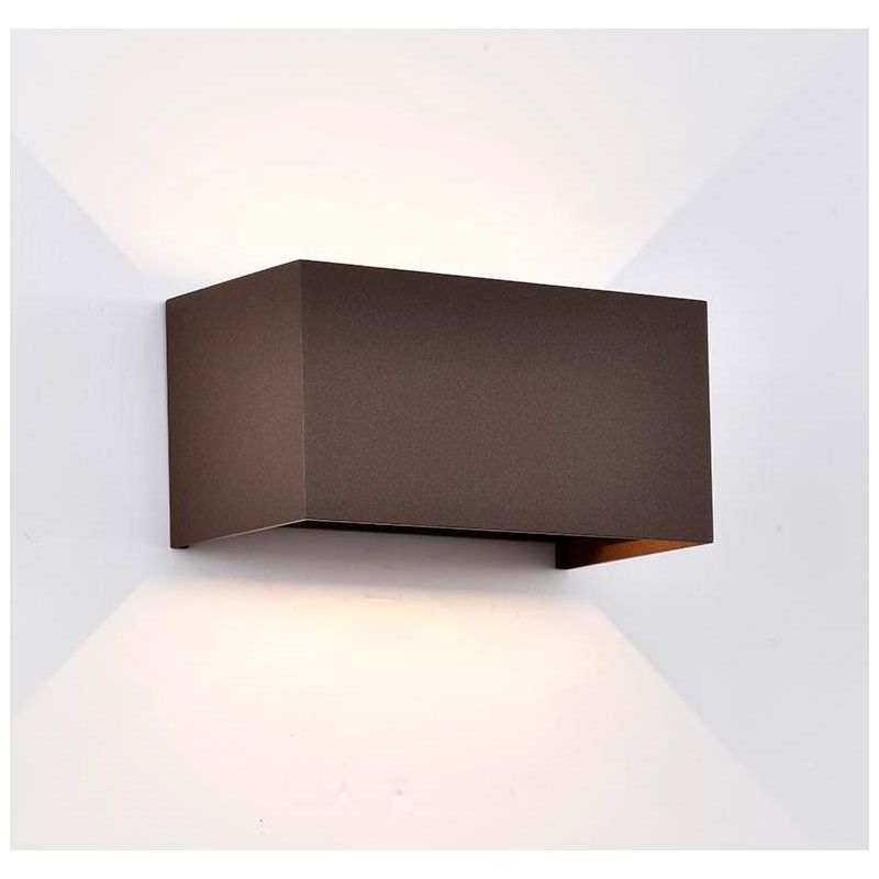 DAVOS APPLIQUE RETTANGOLARE 4 COLORI IP54 LED 24W LUCE 3000K O 4000K FASCI DI LUCE REGOLABILI Mantra - Cristalensi Shop Online