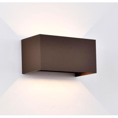 DAVOS APPLIQUE RETTANGOLARE 4 COLORI IP54 LED 24W LUCE 3000K O 4000K FASCI DI LUCE REGOLABILI Mantra - Cristalensi Shop Online