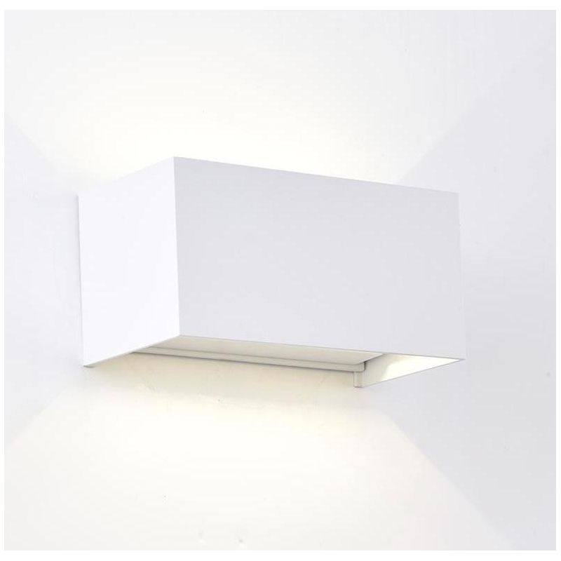 DAVOS APPLIQUE RETTANGOLARE 4 COLORI IP54 LED 24W LUCE 3000K O 4000K FASCI DI LUCE REGOLABILI Mantra - Cristalensi Shop Online