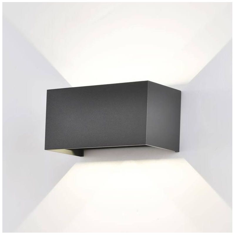 DAVOS APPLIQUE RETTANGOLARE 4 COLORI IP54 LED 24W LUCE 3000K O 4000K FASCI DI LUCE REGOLABILI Mantra - Cristalensi Shop Online