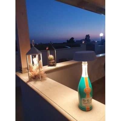 RELAX TAPPO LAMPADA RICARICABILE MODERNA LED 2W LUCE 3000K DIMMERABILE IP54 TOUCH DIMMER Mantra - Cristalensi Shop Online