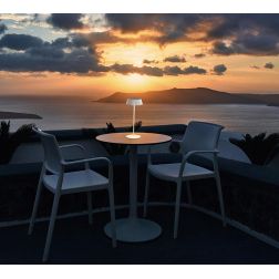 RELAX LAMPADA DA TAVOLO BATTERIA RICARICABILE LED 2W LUCE 3000K DIMMERABILE IP54 TOUCH DIMMER Mantra - Cristalensi Shop Online 2