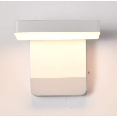 COOPER APPLIQUE DA ESTERNO SQUADRATA IP54 BIANCA O NERA LED 20W LUCE 3000K ORIENTABILE MODERNA Mantra - Cristalensi Shop Online