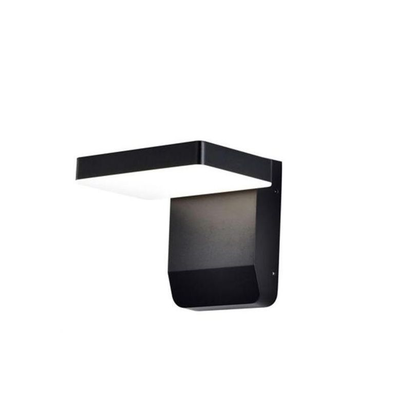 COOPER APPLIQUE DA ESTERNO SQUADRATA IP54 BIANCA O NERA LED 20W LUCE 3000K ORIENTABILE MODERNA Mantra - Cristalensi Shop Online