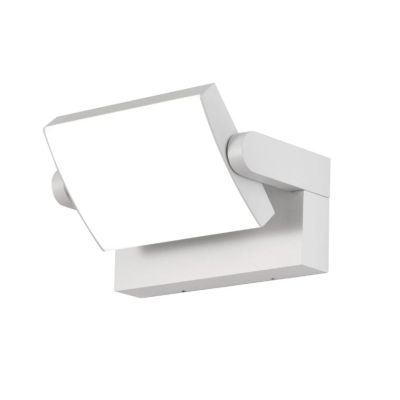 COOPER APPLIQUE DA ESTERNO RETTANGOLARE IP54 BIANCA O NERA LED 20W LUCE 3000K ORIENTABILE MODERNA Mantra - Cristalensi Shop Onli
