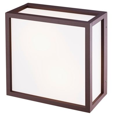 UTAH APPLIQUE DA ESTERNO QUADRATA IP65 IN ALLUMINIO 3 COLORI LUCE DIFFUSA DESIGN MODERNO Mantra - Cristalensi Shop Online