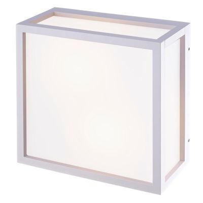 UTAH APPLIQUE DA ESTERNO QUADRATA IP65 IN ALLUMINIO 3 COLORI LUCE DIFFUSA DESIGN MODERNO Mantra - Cristalensi Shop Online