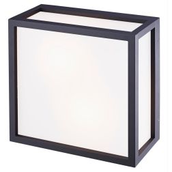 UTAH APPLIQUE DA ESTERNO QUADRATA IP65 IN ALLUMINIO 3 COLORI LUCE DIFFUSA DESIGN MODERNO Mantra - Cristalensi Shop Online 2