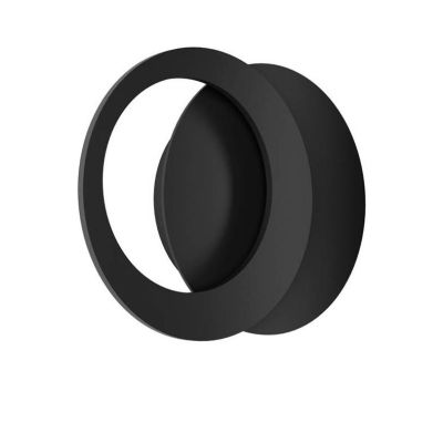 TORONTO APPLIQUE MODERNA ALLUMINIO BIANCO O NERO IN DUE MISURE LED 10W O 15W LUCE 3000K ROTONDA Mantra - Cristalensi Shop Online