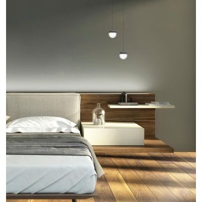 KILDA SOSPENSIONE SINGOLA DA INCASSO ALLUMINIO BIANCO,ORO O NERO LED 10W LUCE 3000K MODERNA Mantra - Cristalensi Shop Online