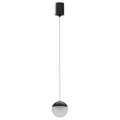 KILDA SOSPENSIONE SINGOLA A SFERA ALLUMINIO BIANCO,ORO O NERO LED 10W LUCE 3000K MODERNA Mantra - Cristalensi Shop Online